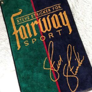 NWOT Steve Stricker for Fairway Sport 100% Cotton Golf Towel